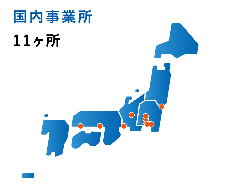 国内事業所 11ヶ所